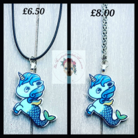 Mermaid Unicorn Necklace Mer-pony