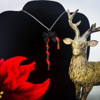 Candy Cane Necklaces & Earrings