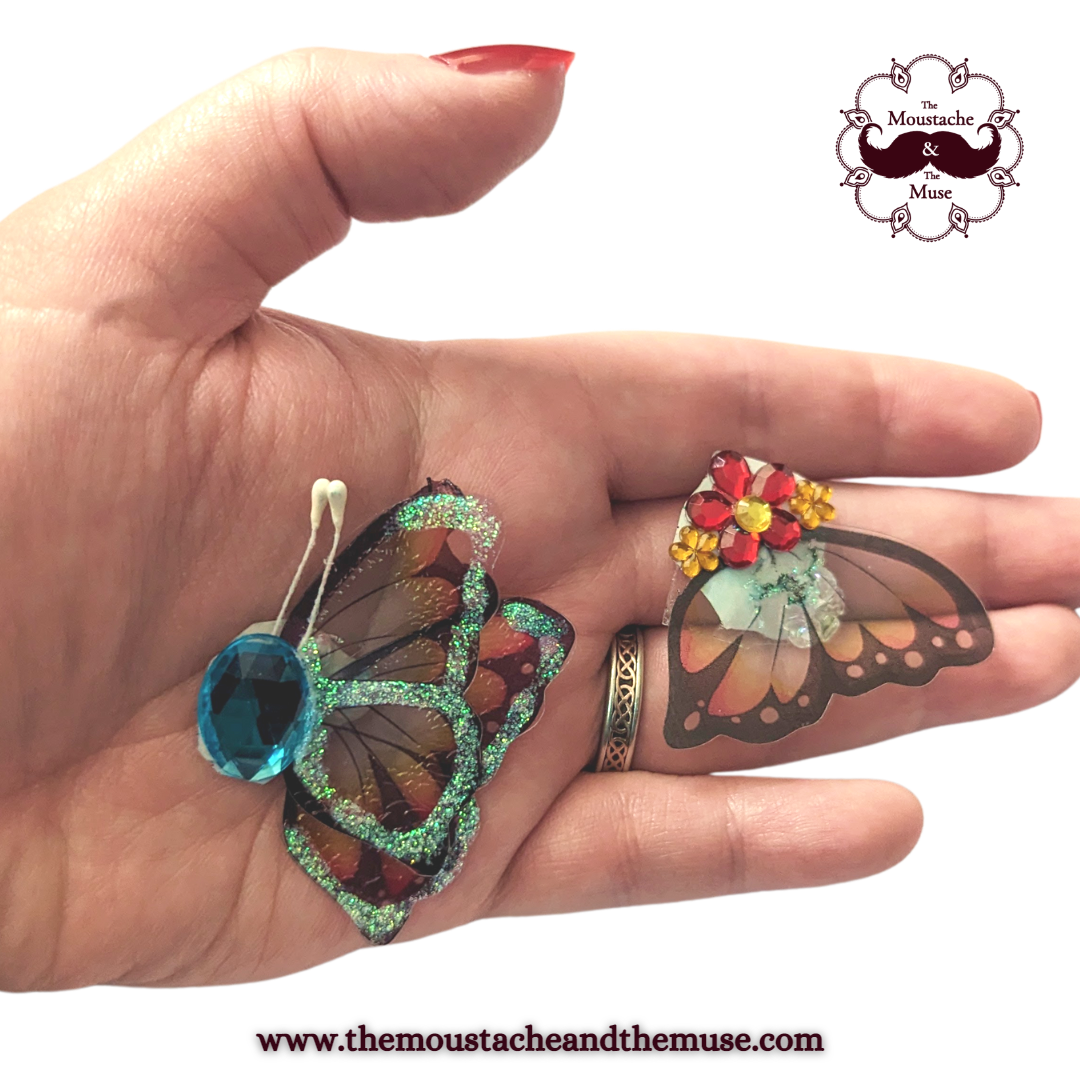 Brown Butterfly - Body Bling, Stick on Body Adornment. - Image 3