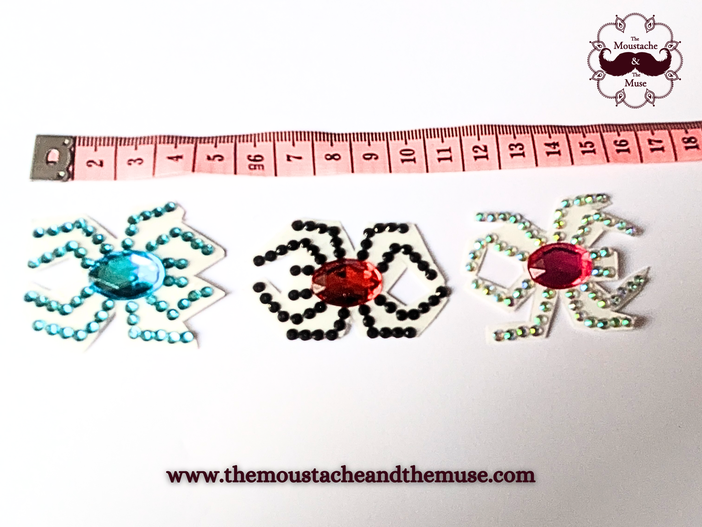 Gem Spiders - Body Bling, Stick on Body Adornment. - Image 3