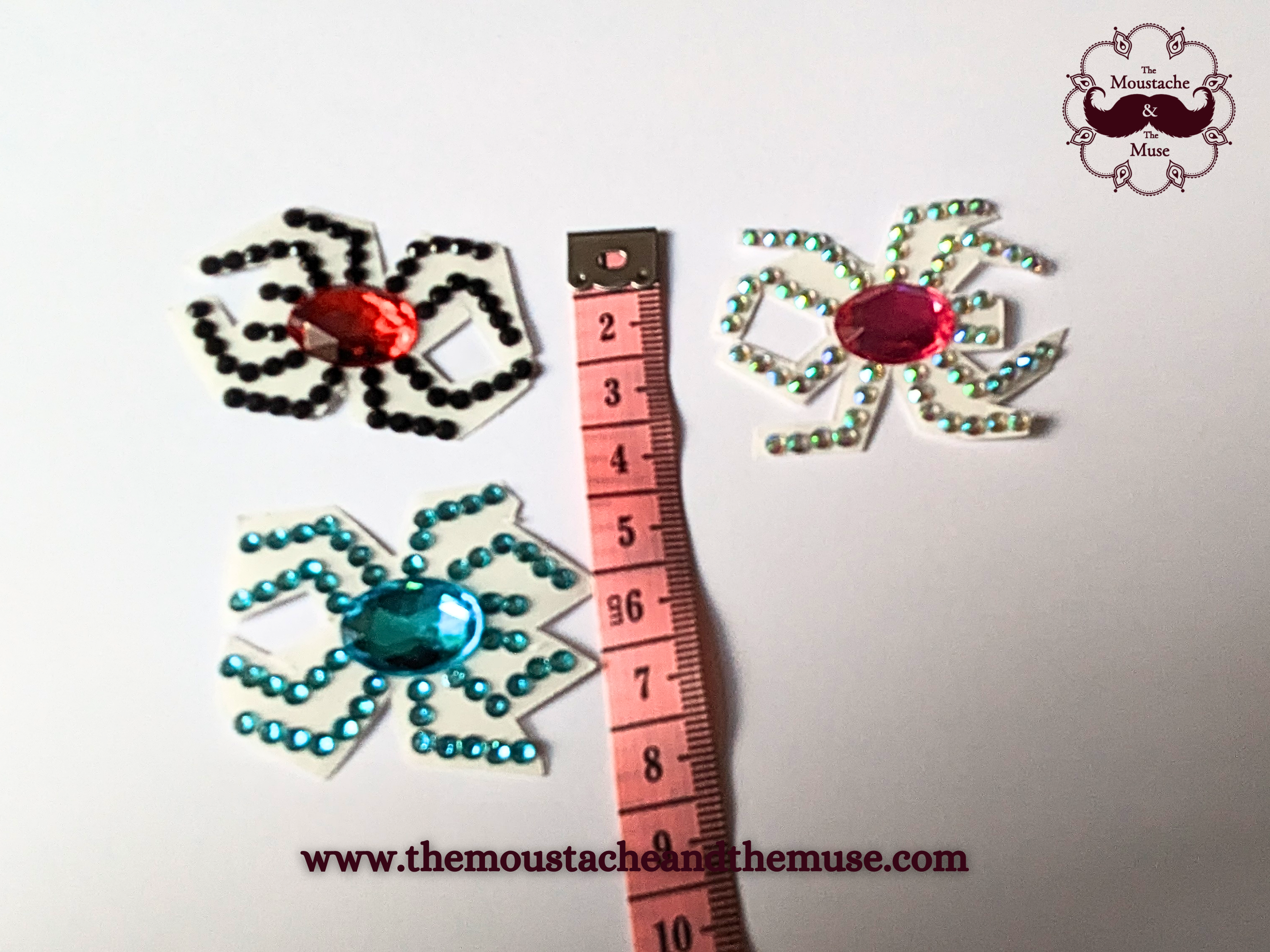 Gem Spiders - Body Bling, Stick on Body Adornment. - Image 2