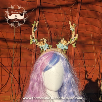 Medium Antlers Blue